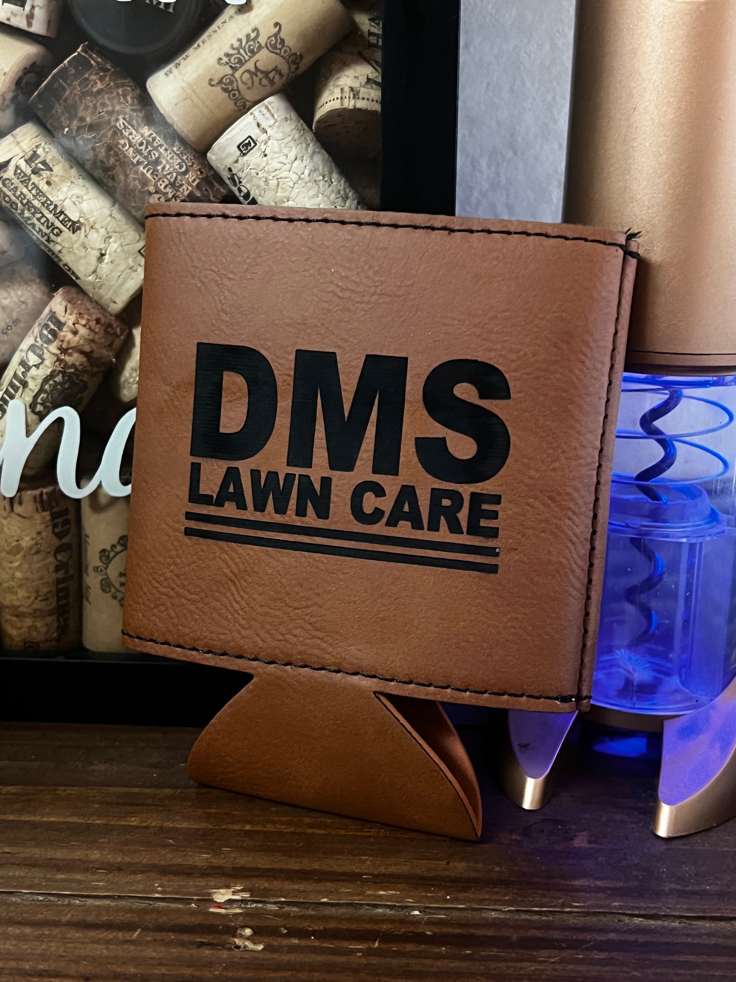 Personalized Leather Koozie
