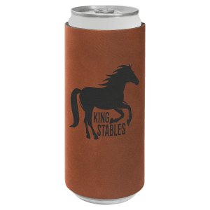 Personalized Leather Koozie