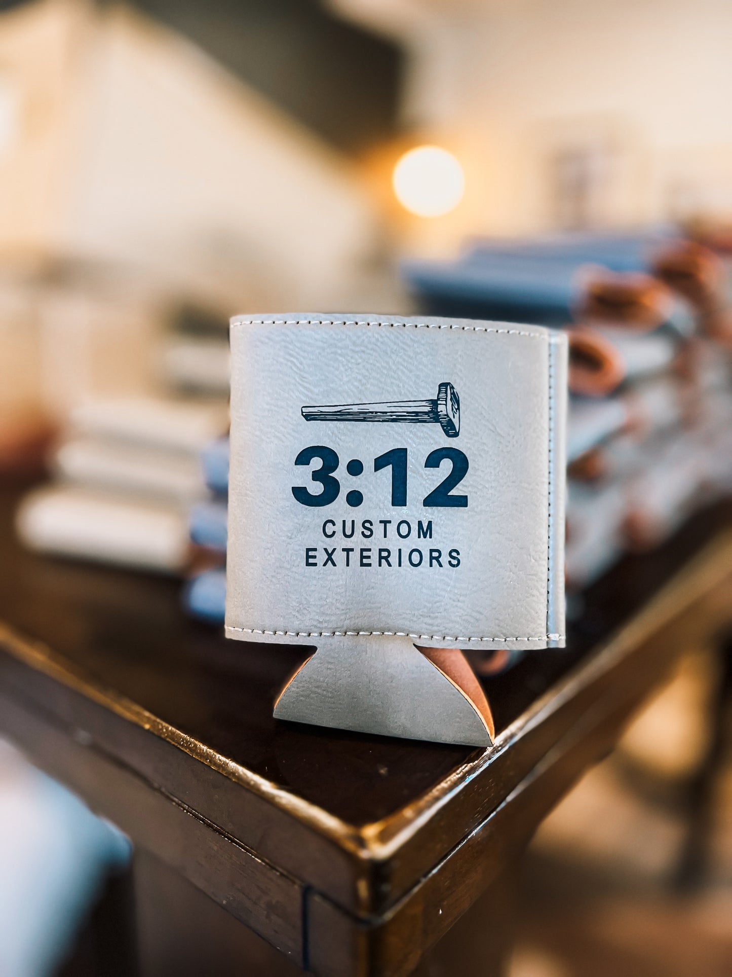 Personalized Leather Koozie