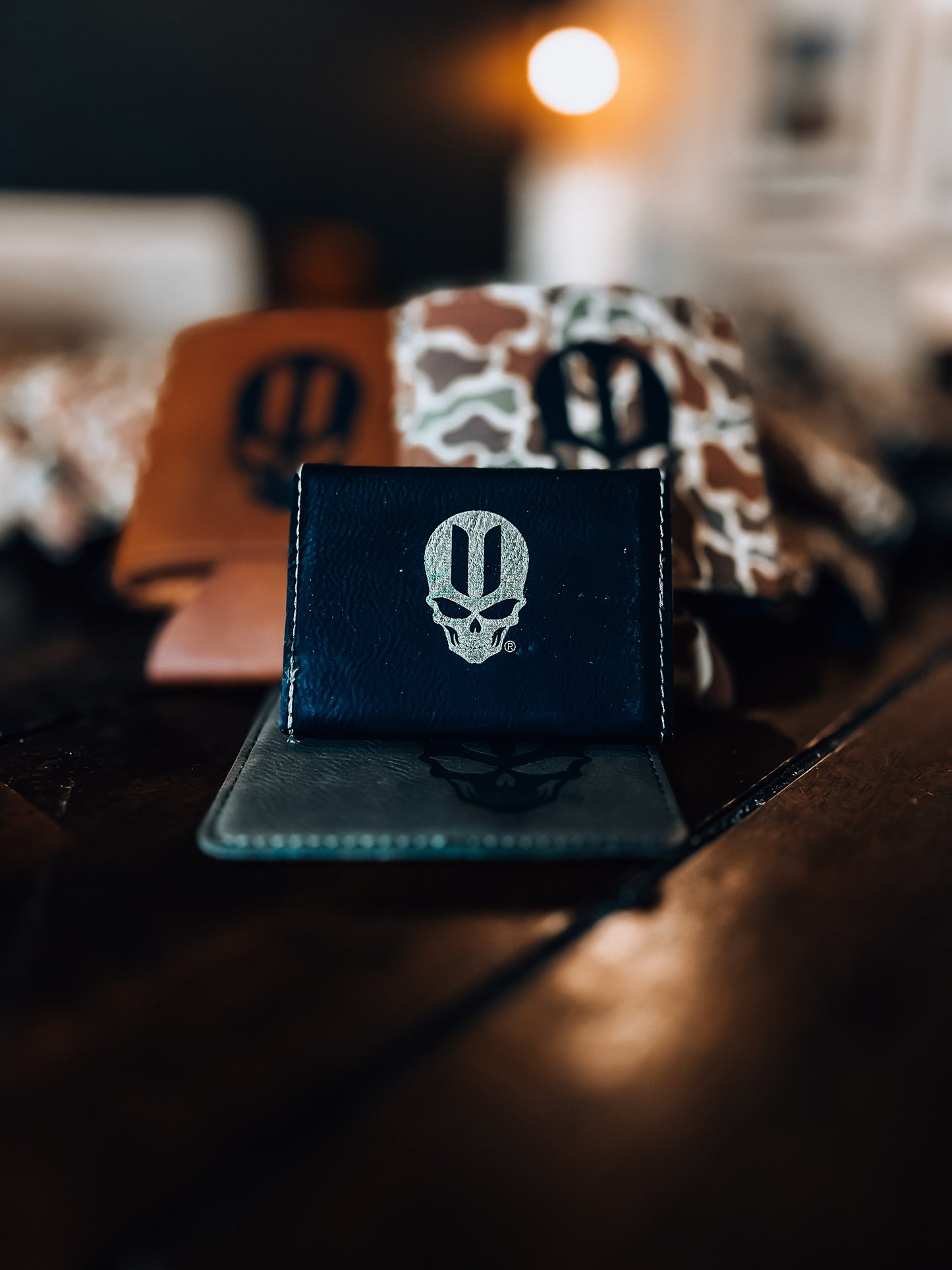 Hard Leather Business Card Holder
