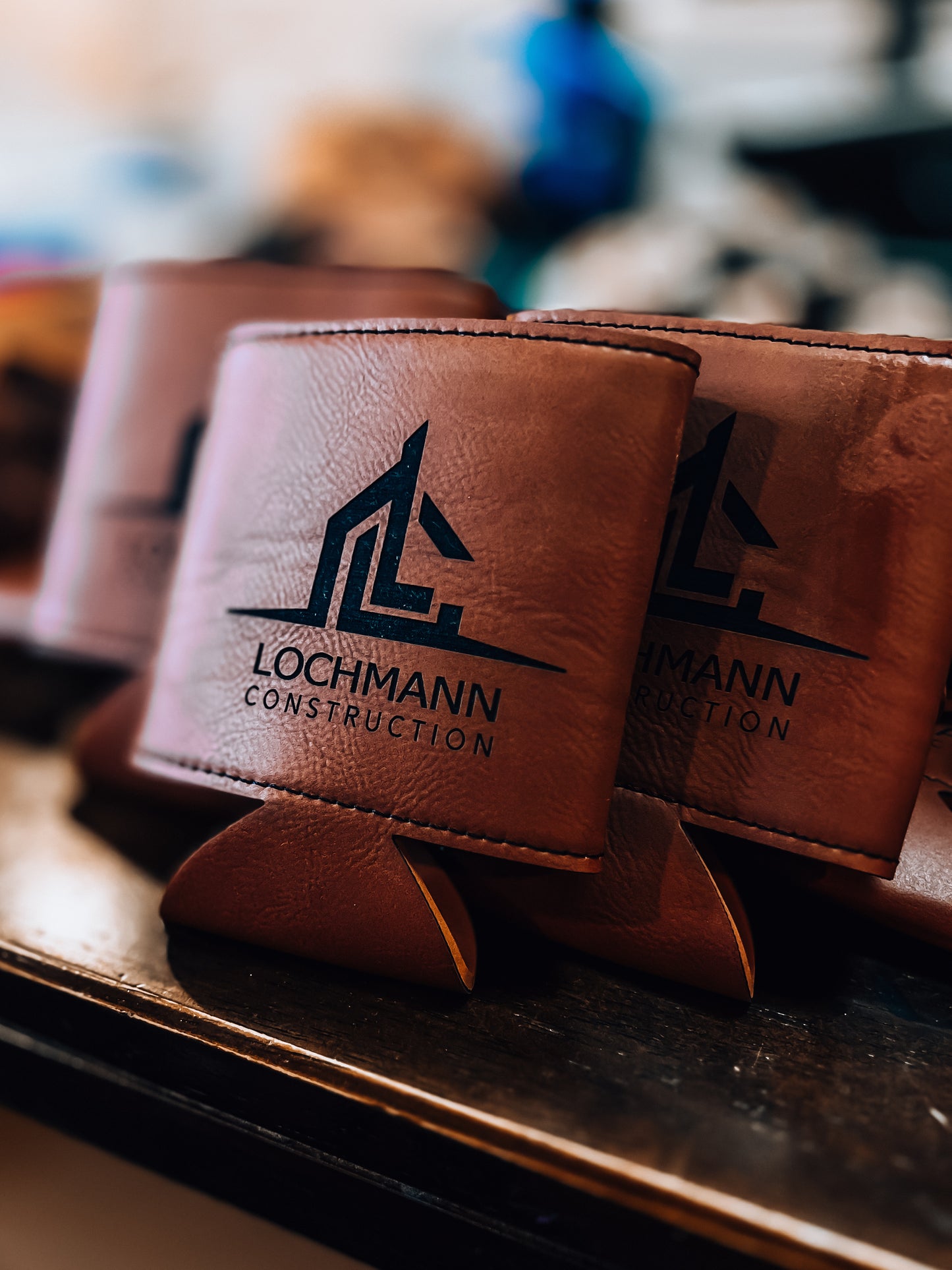 Personalized Leather Koozie