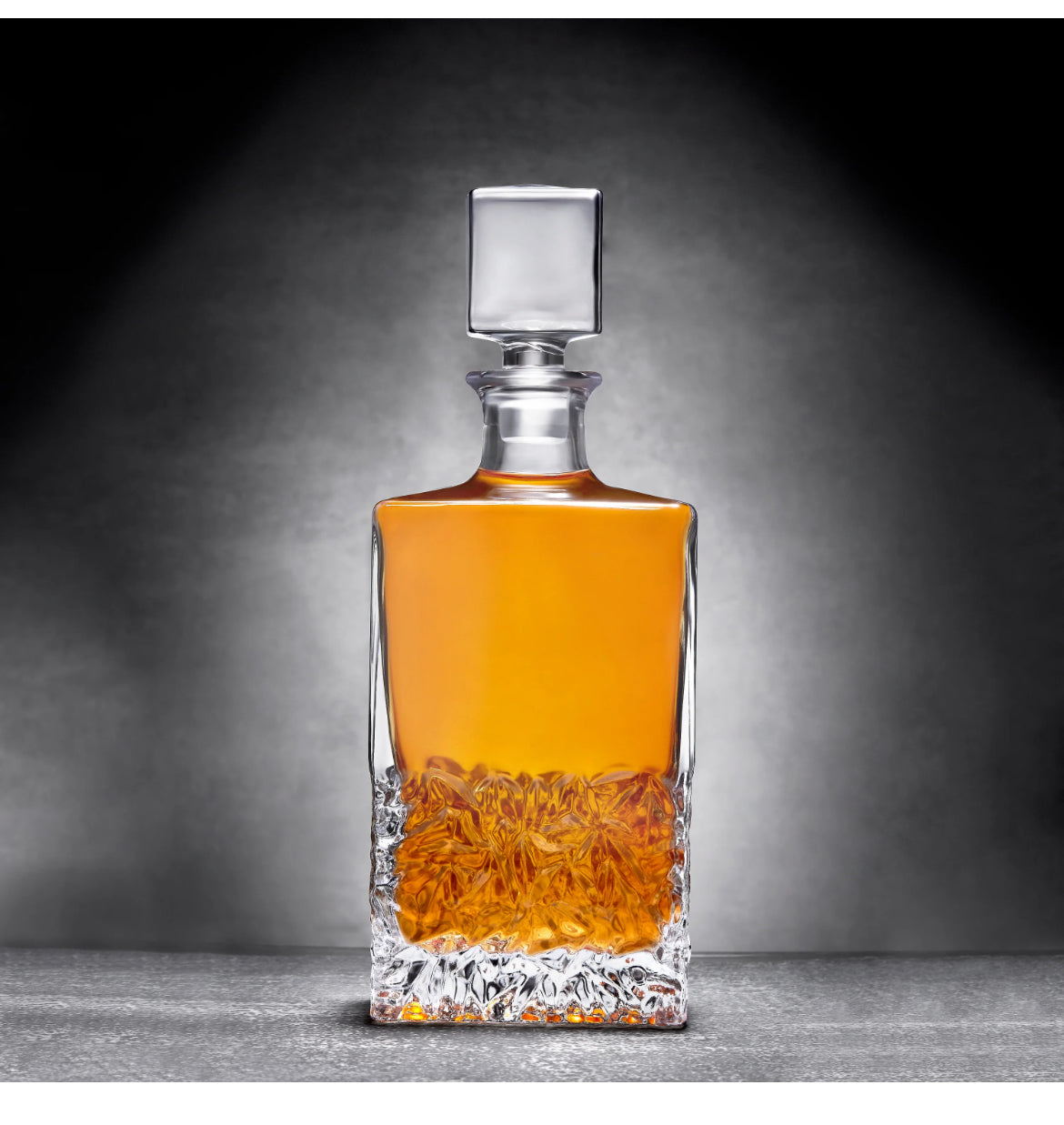Whiskey Decanter with Rocks Glasses