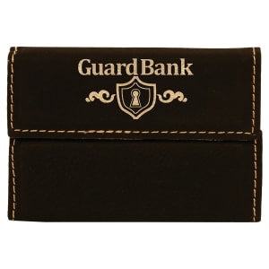 Hard Leather Business Card Holder