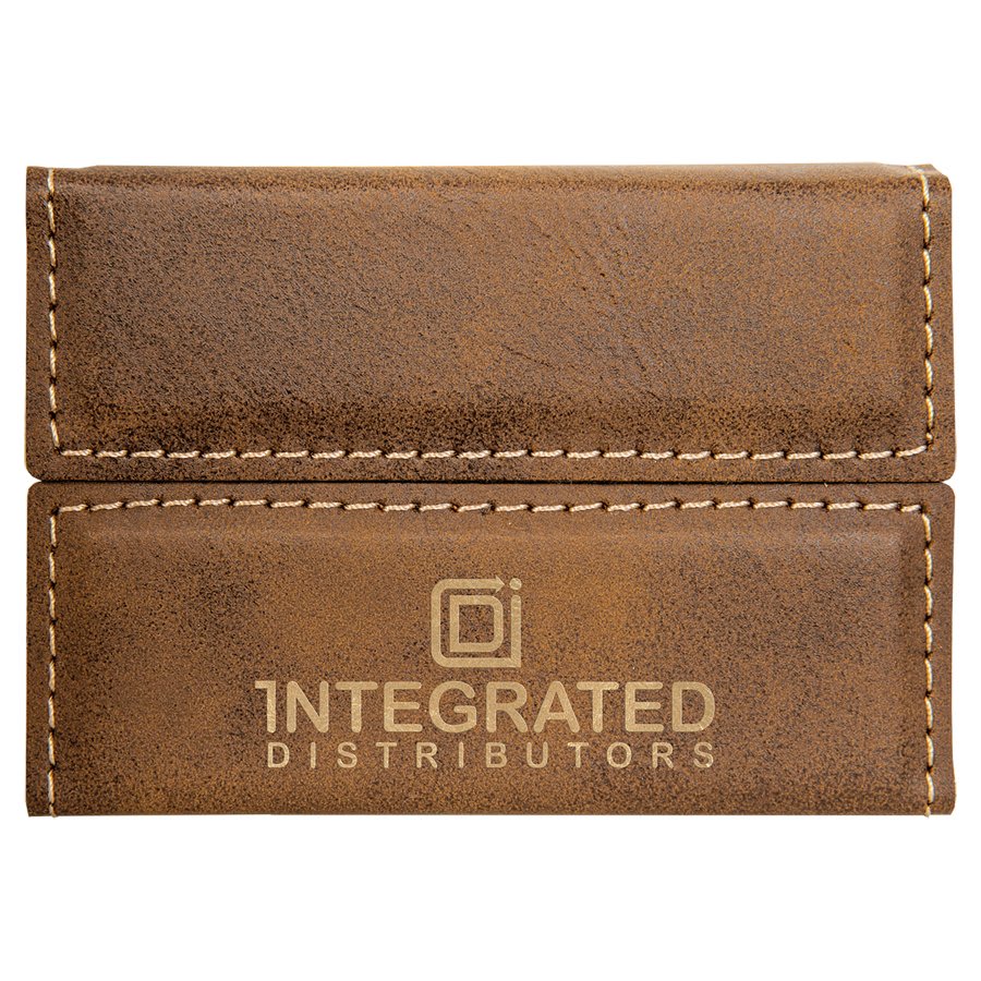 Hard Leather Business Card Holder