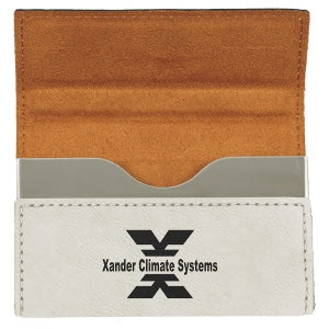 Hard Leather Business Card Holder