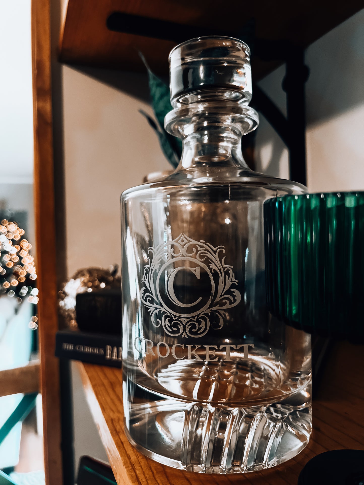 Whiskey Decanter with Rocks Glasses