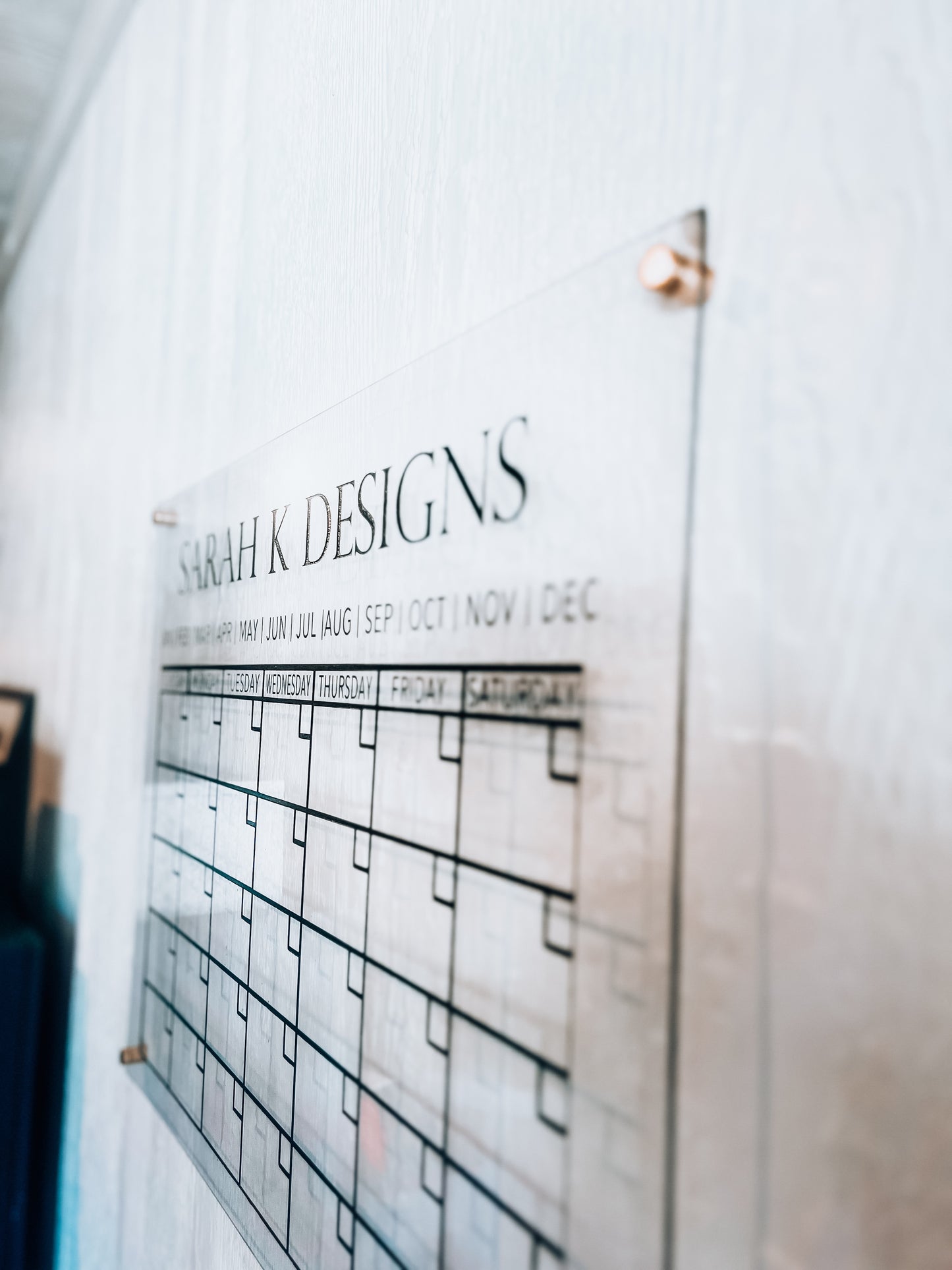 Custom Acrylic Wall Calendar