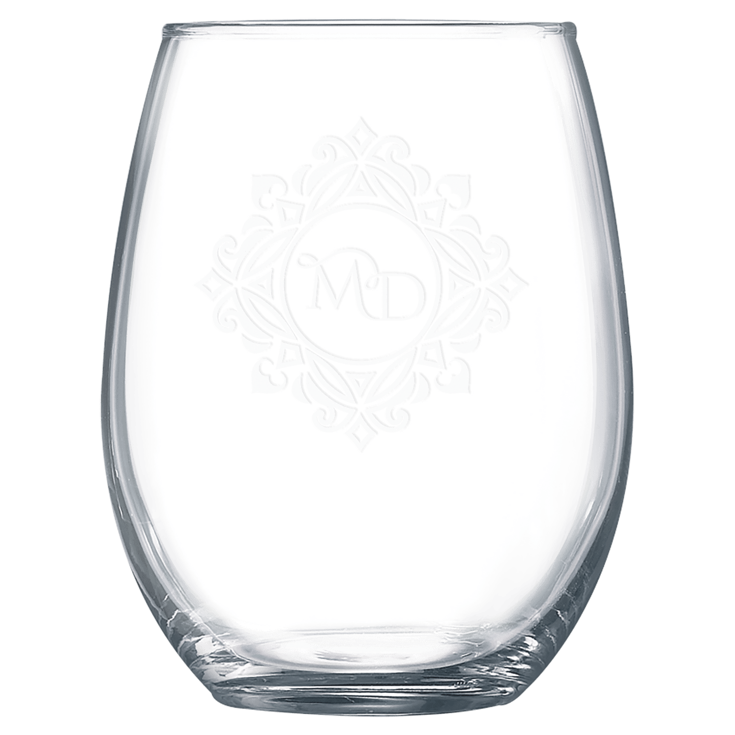 Personalized 9 oz. Stemless Wine Glass