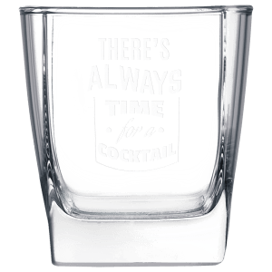 10 Oz. Square Double Old Fashioned Glass