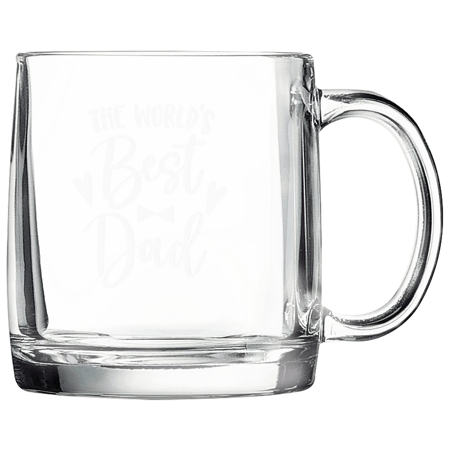 Personalized Clear Coffee Mug 12 oz.