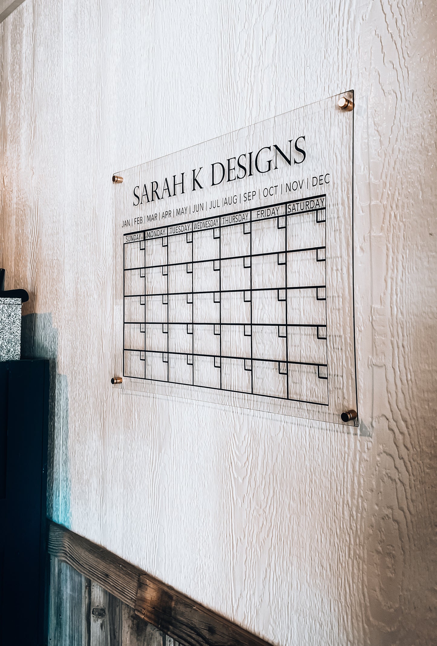 Custom Acrylic Wall Calendar