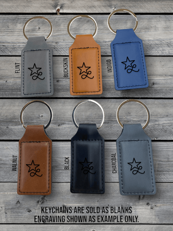Personalized Rectangle Keychain