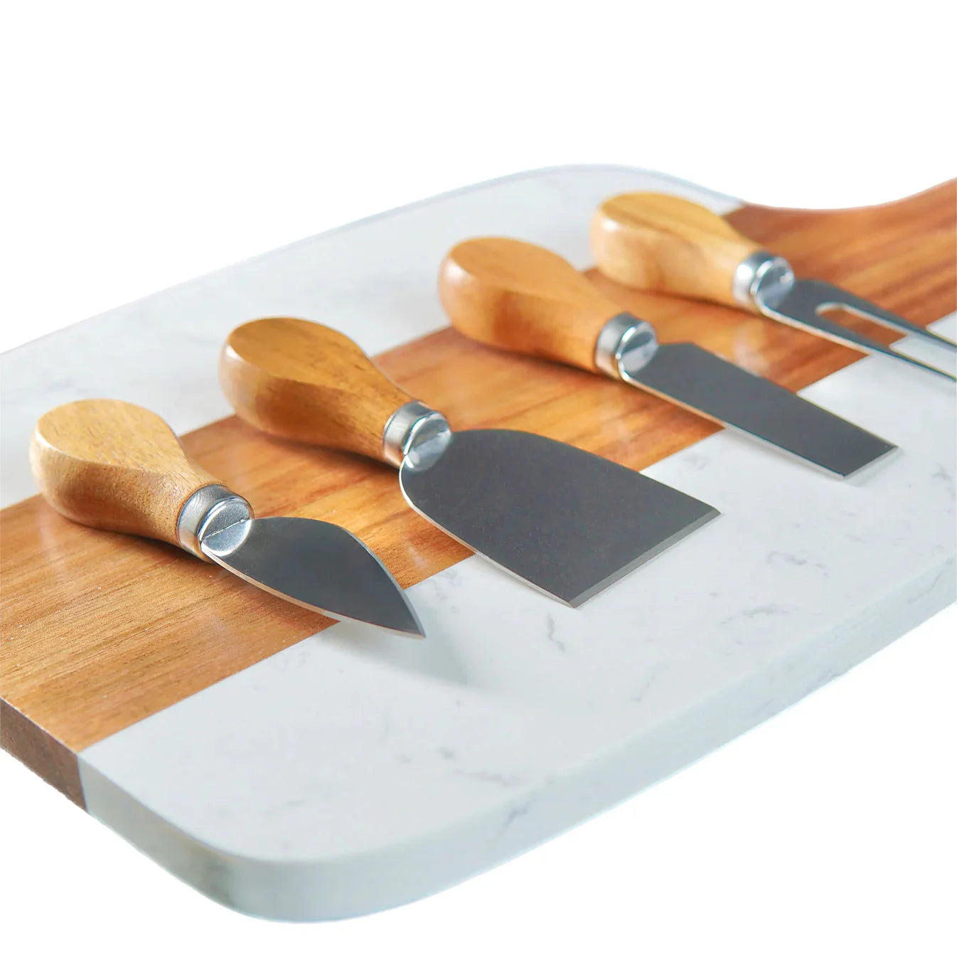 Personalized Marble Serving Board - 5 Piece Set