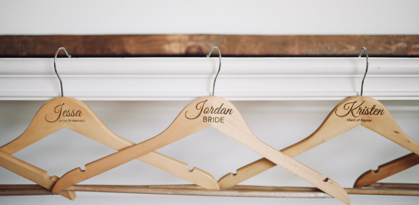 Bridal Party Hangers