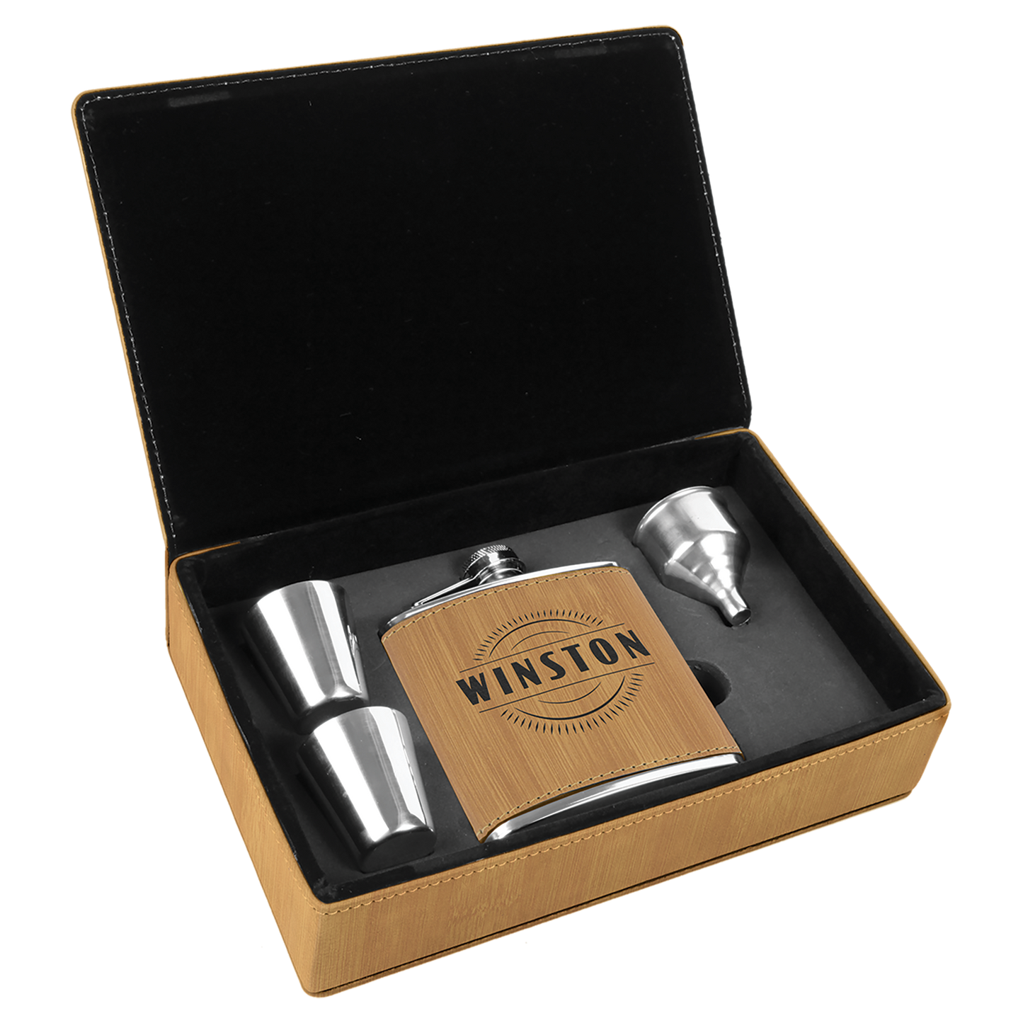 Personalized Flask Gift Set