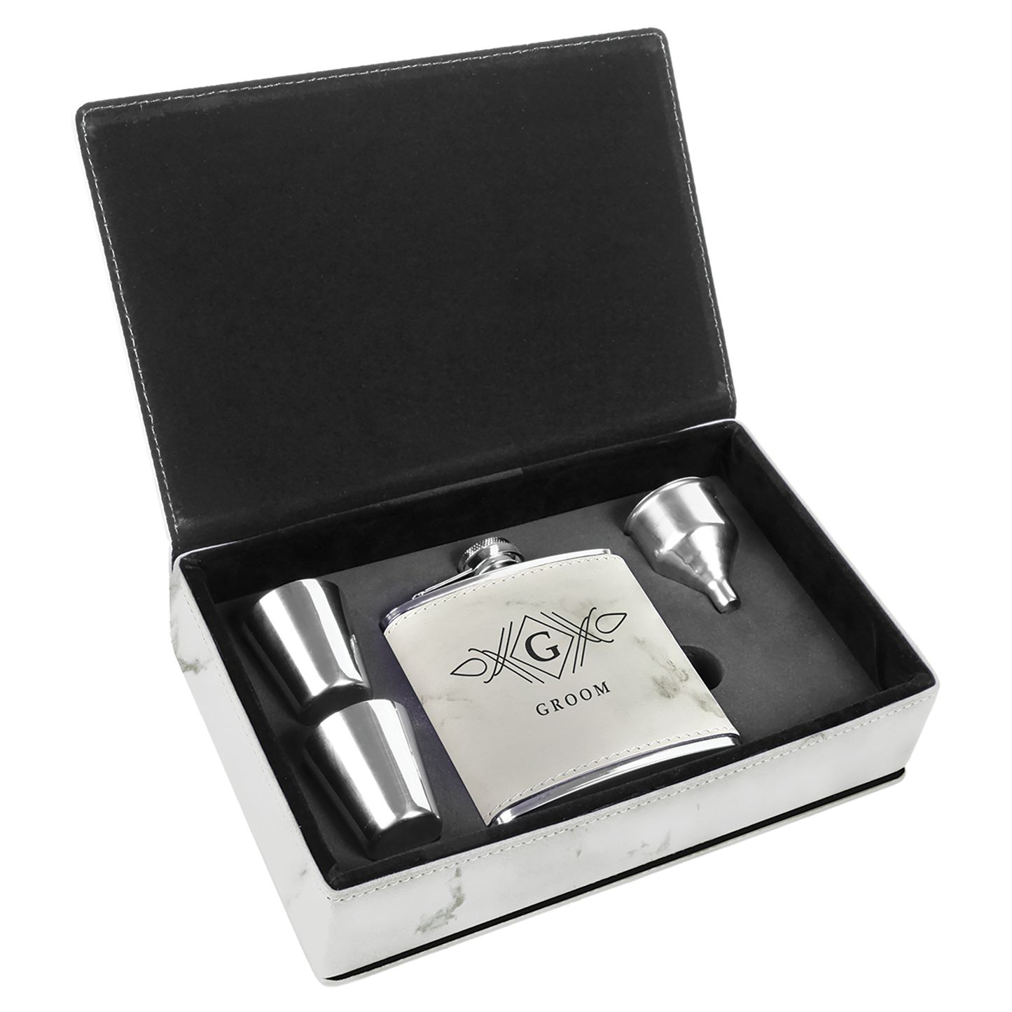 Personalized Flask Gift Set