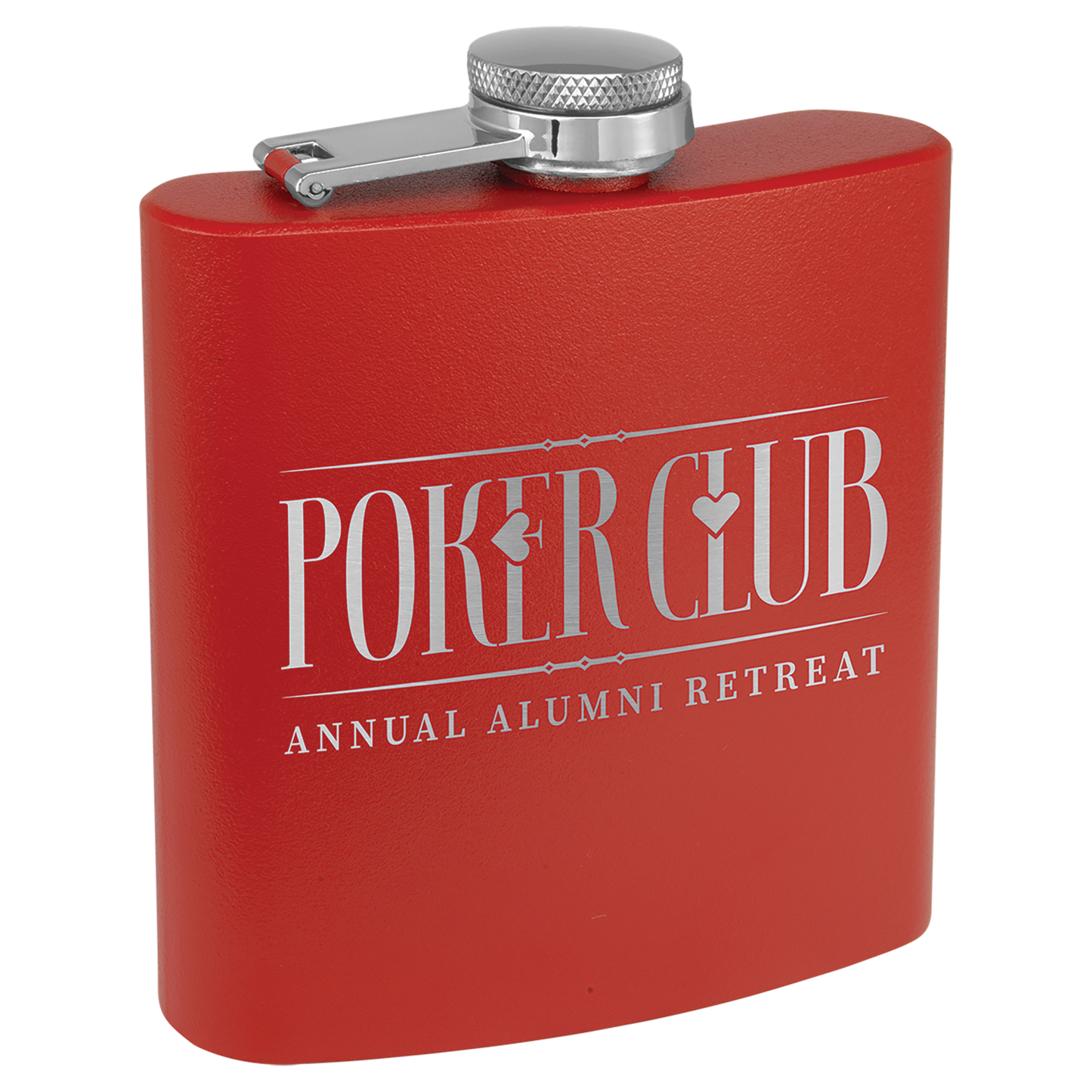 6 oz. Powder Coated Stainless Steel Flask