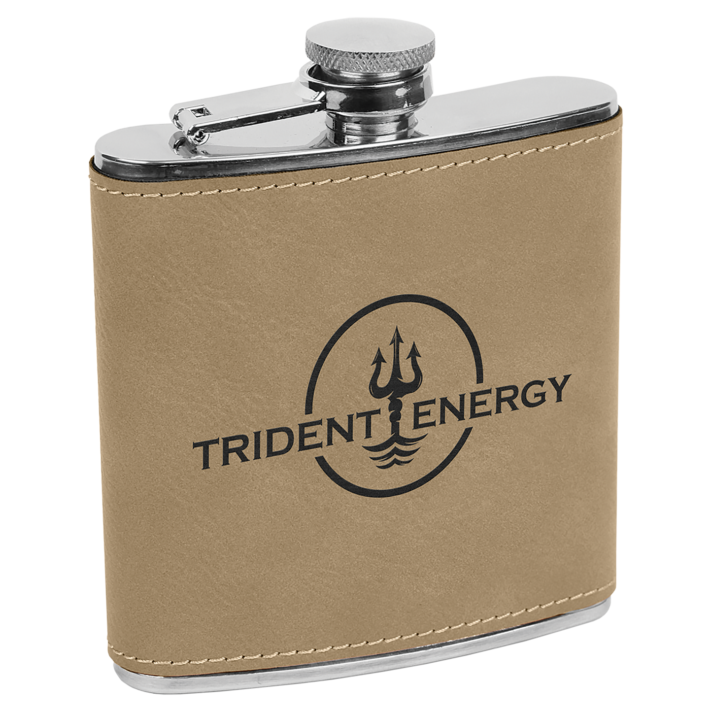 Personalized Leather Flask
