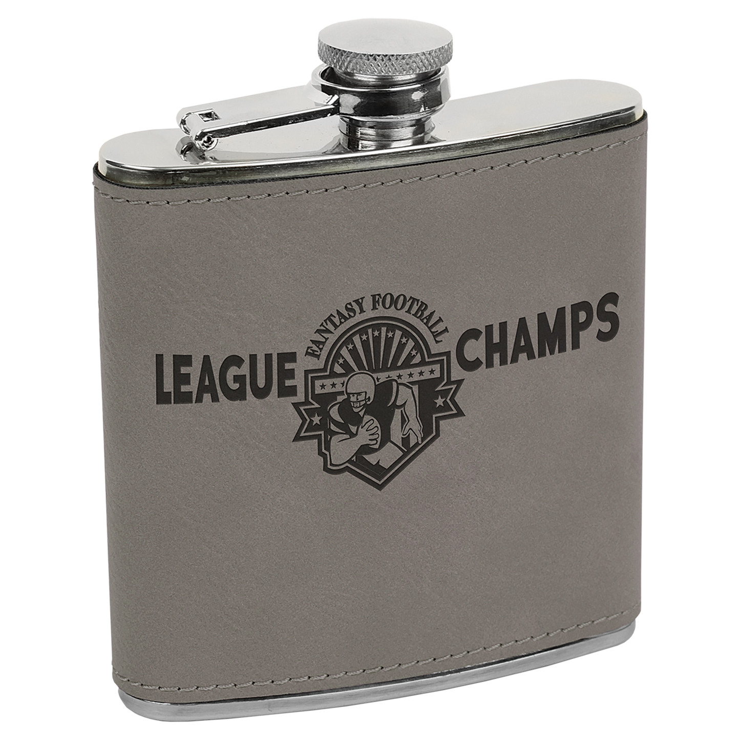 Personalized Leather Flask