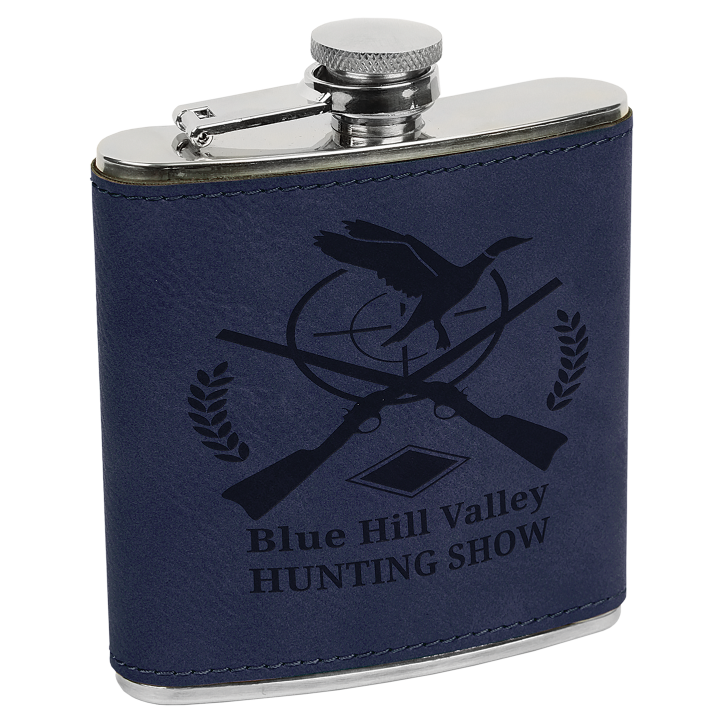 Personalized Leather Flask