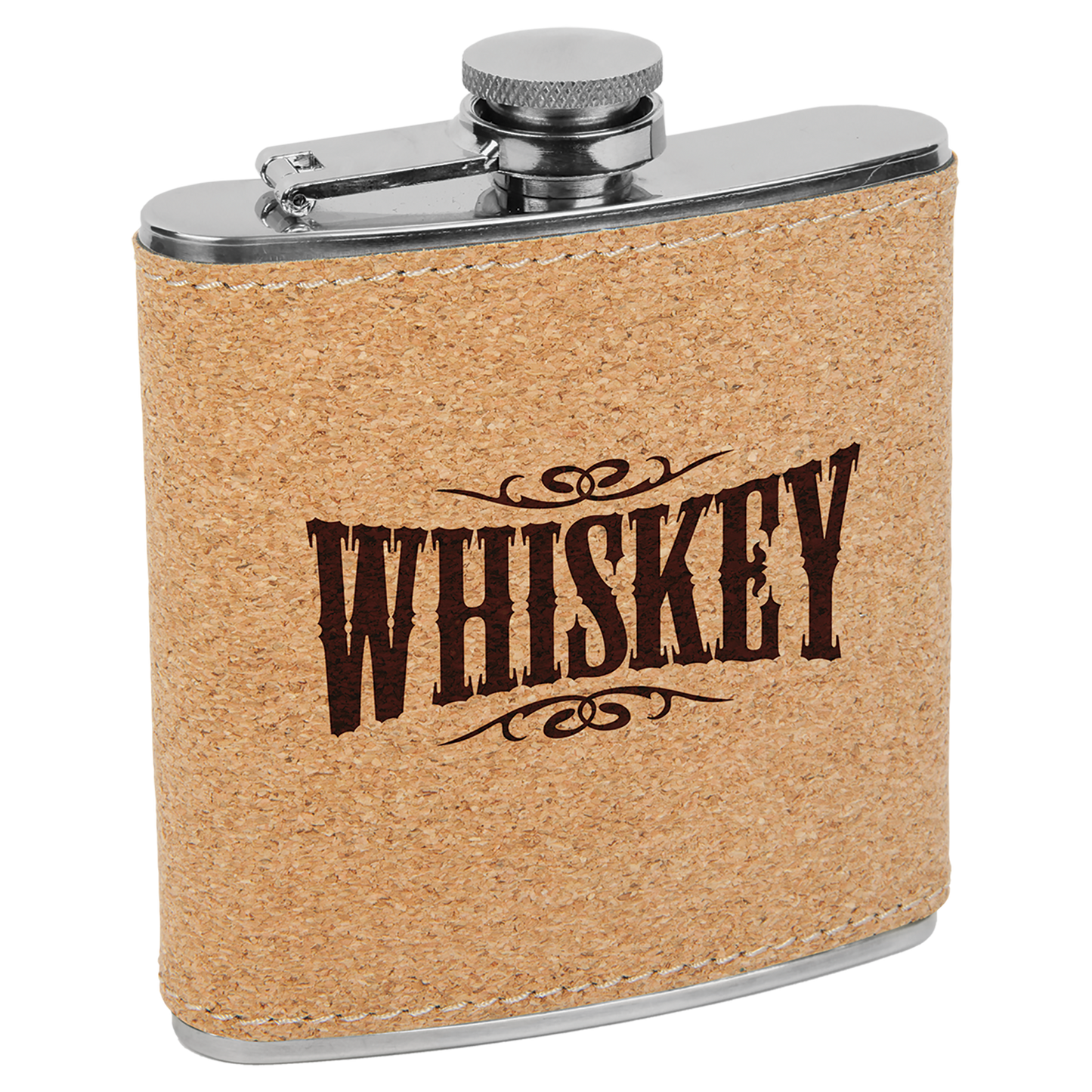 Personalized Leather Flask