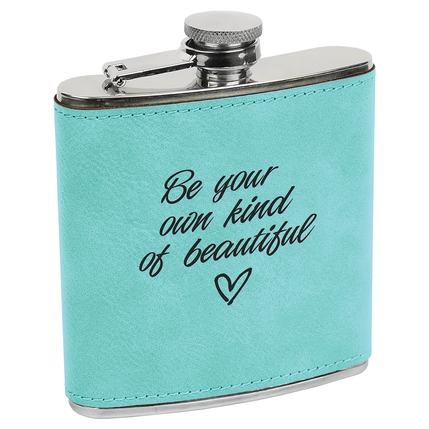 Personalized Leather Flask