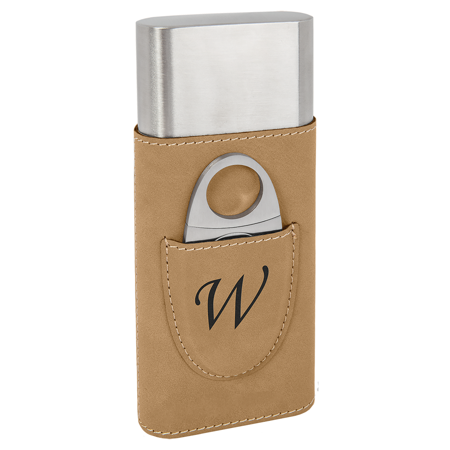 Personalized Cigar Case with Cutter