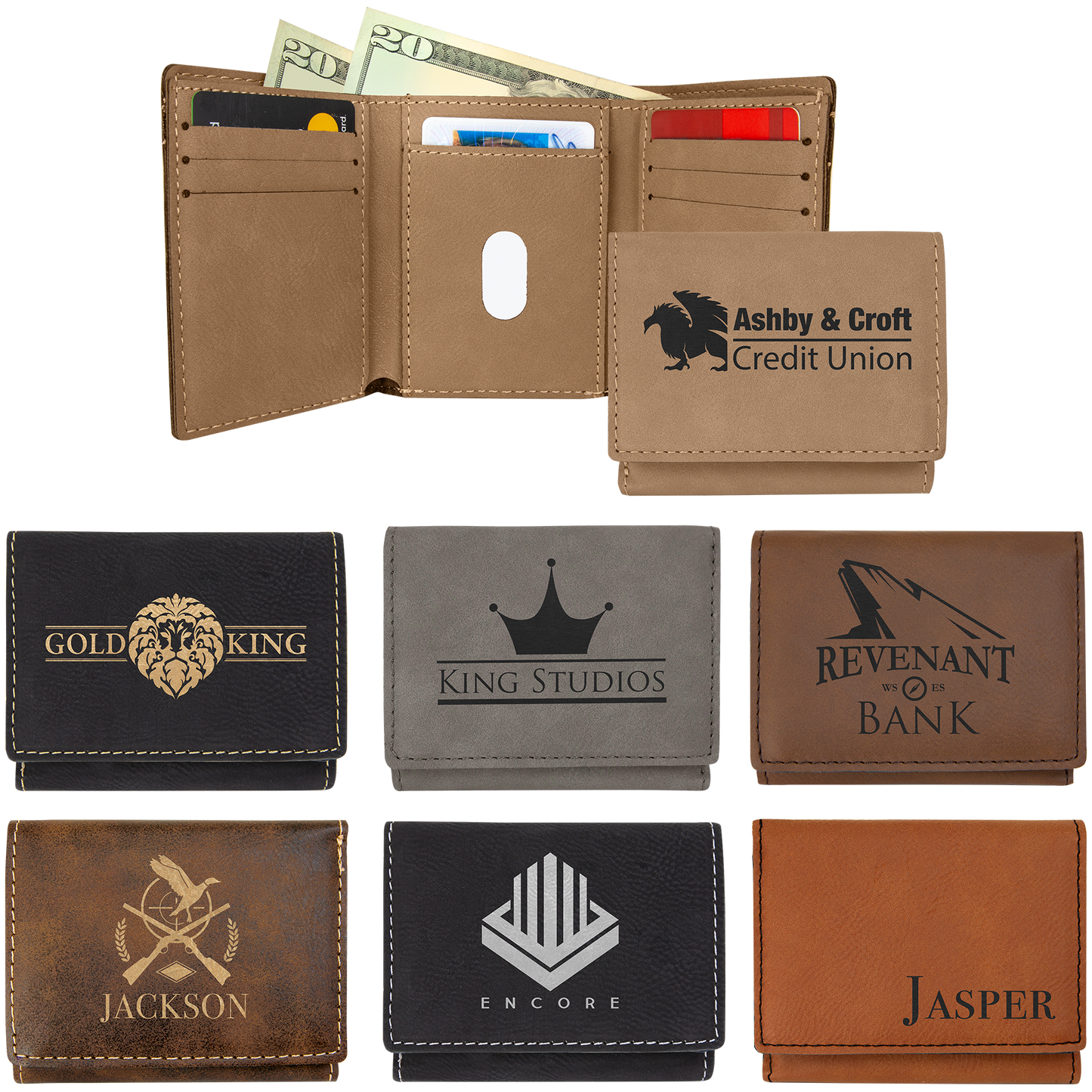 Personalized Trifold Wallet