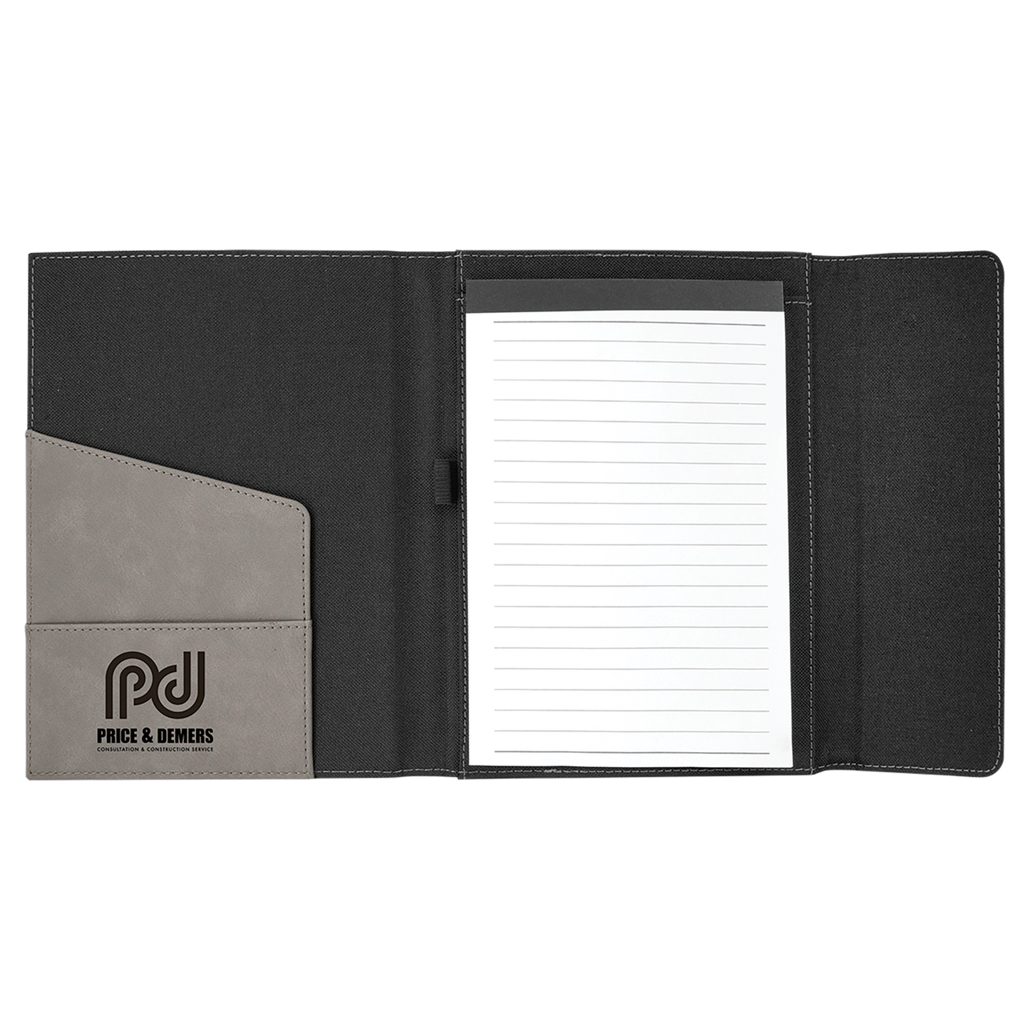 Personalized Canvas Portfolio with Notepad, Small