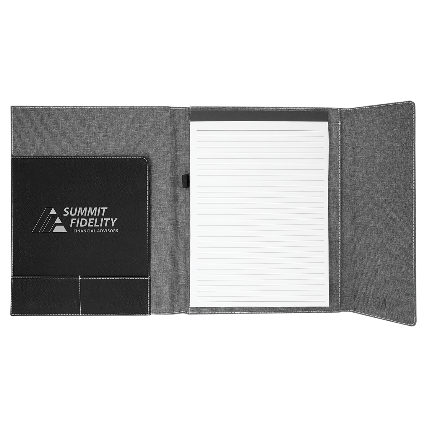 Personalized Canvas Portfolio with Notepad, Large