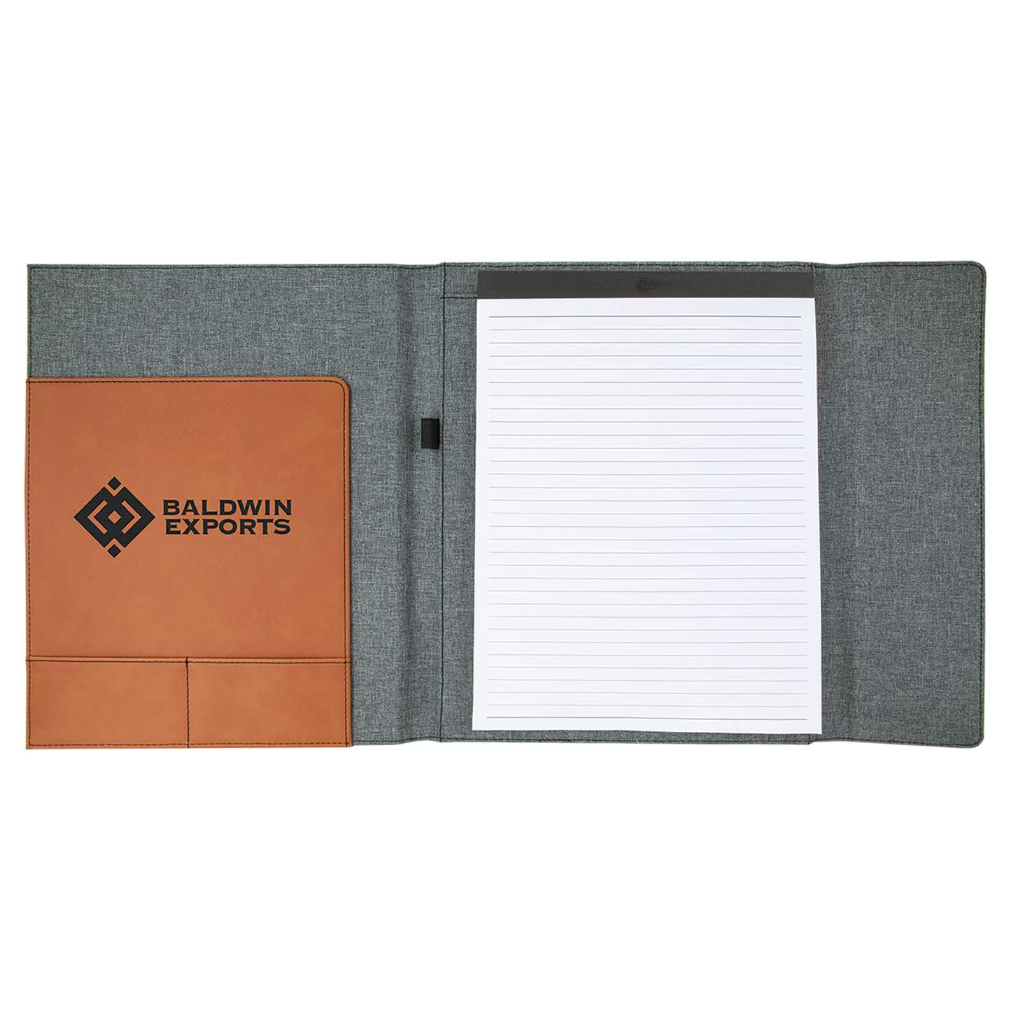 Personalized Canvas Portfolio with Notepad, Large