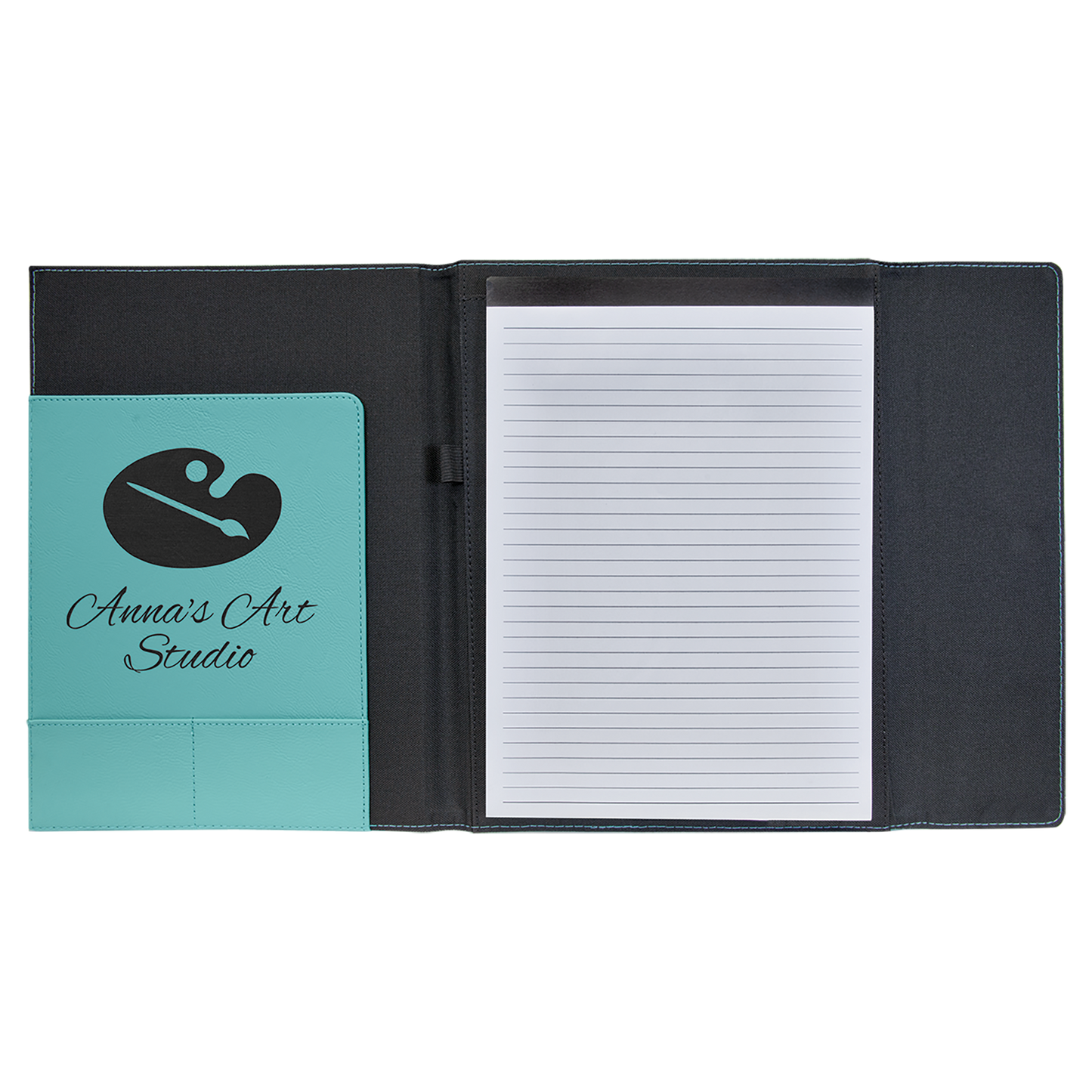Personalized Canvas Portfolio with Notepad, Large