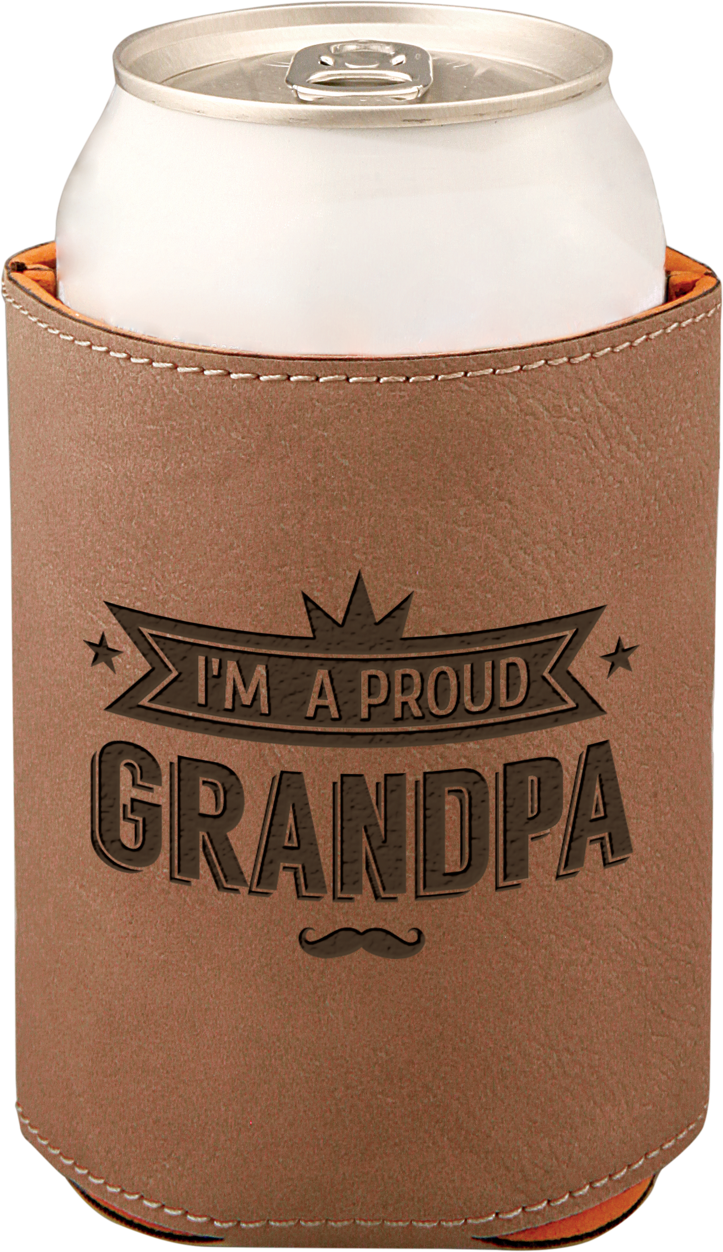 Personalized Leather Koozie