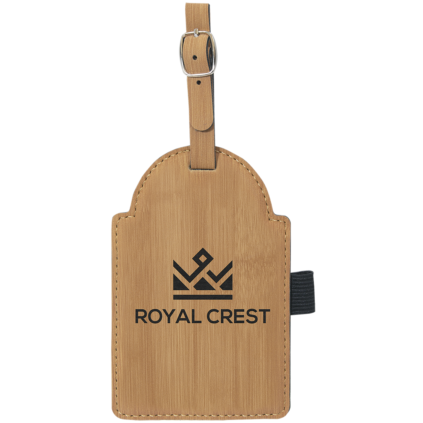 Golf Bag Tag with 3 Wooden Tees