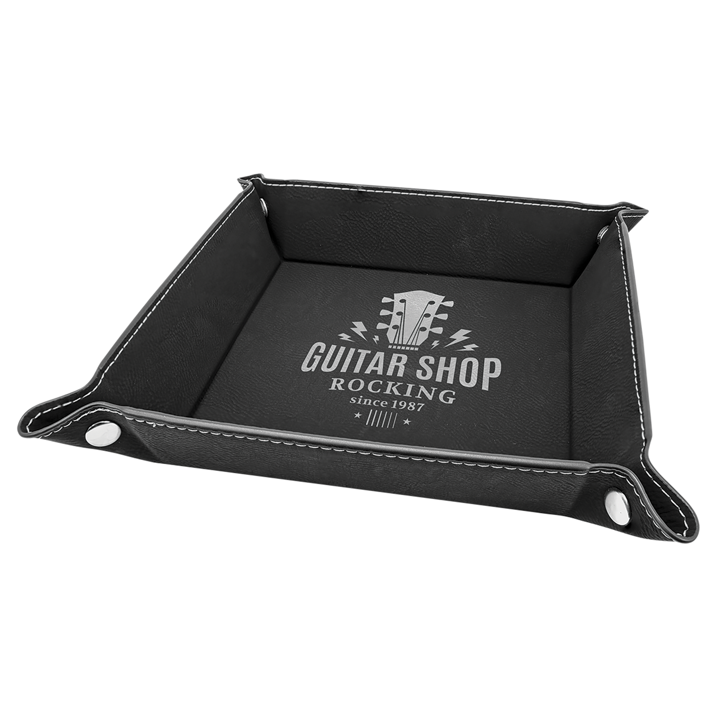 Personalized Valet Tray with Snaps