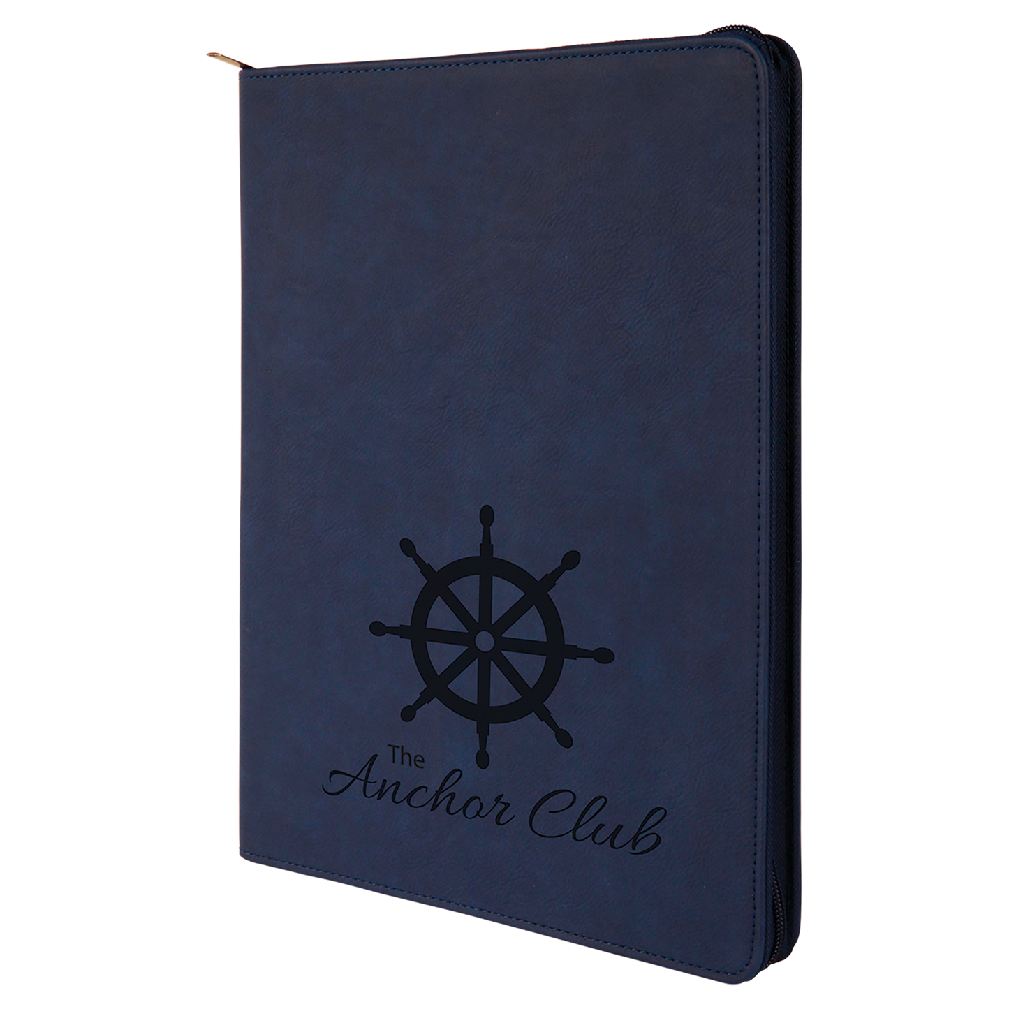 Personalized Zipper Portfolio with Notepad