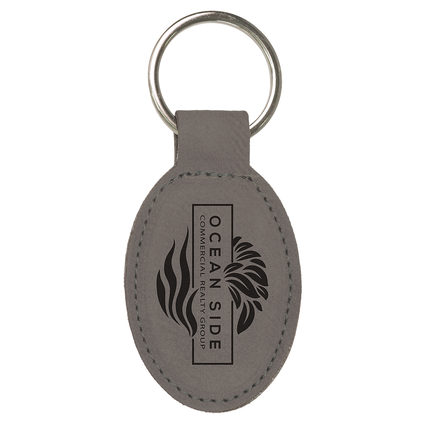 Personalized Oval Keychain