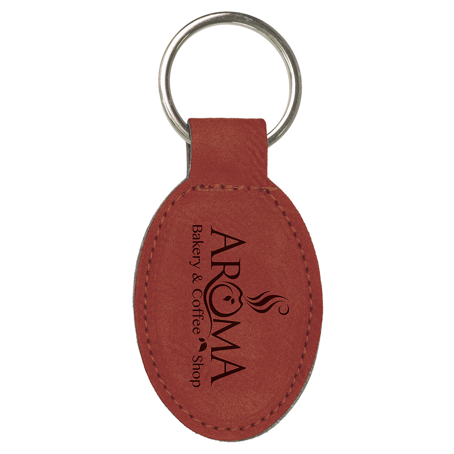 Personalized Oval Keychain