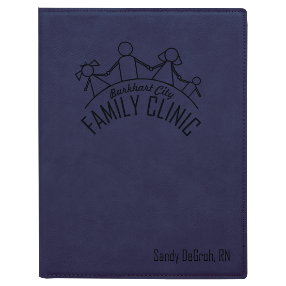 Personalized Portfolio Small with Notepad