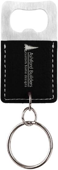 Personalized Rectangle Keychain with Bottle Opener