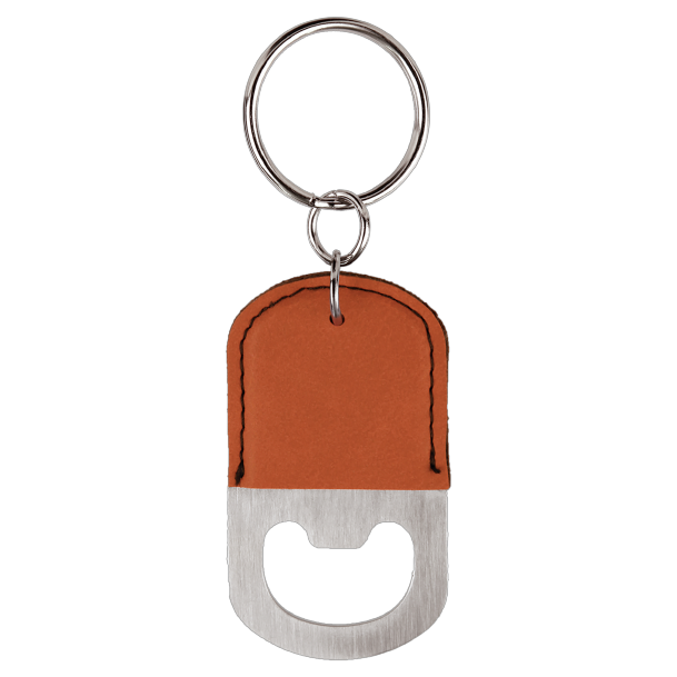 Personalized Oval Keychain with Bottle Opener