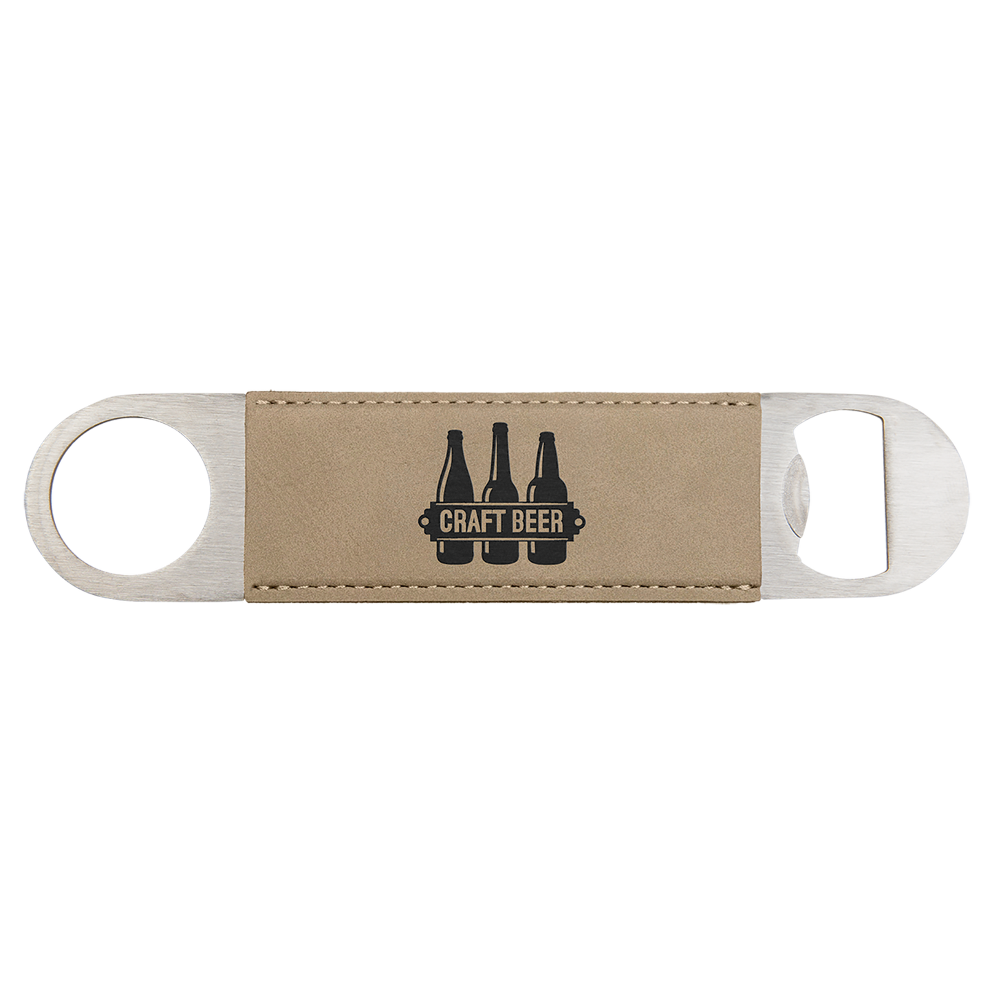 Personalized Leather Bottle Opener