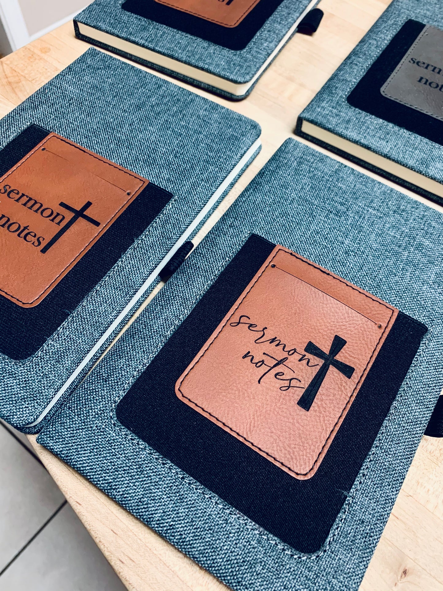 Personalized Small Journal with Cell/Card Slot