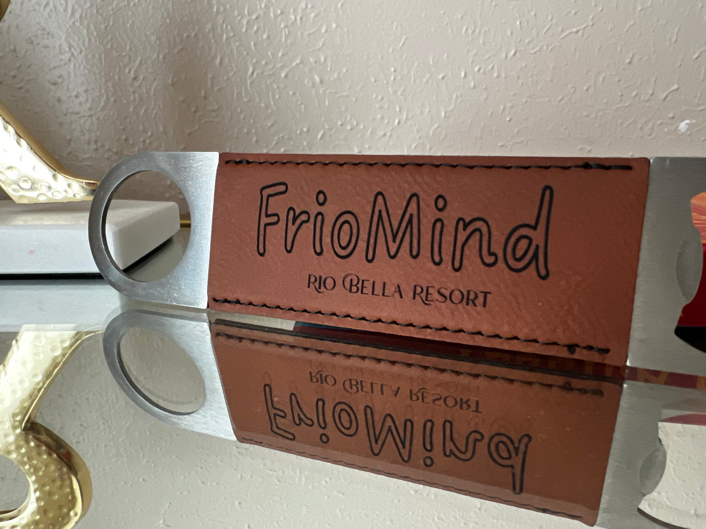 Personalized Leather Bottle Opener