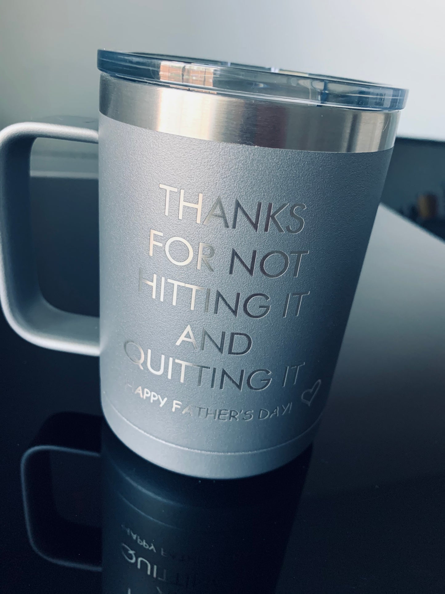15oz Mug with Slider Lid and Handle
