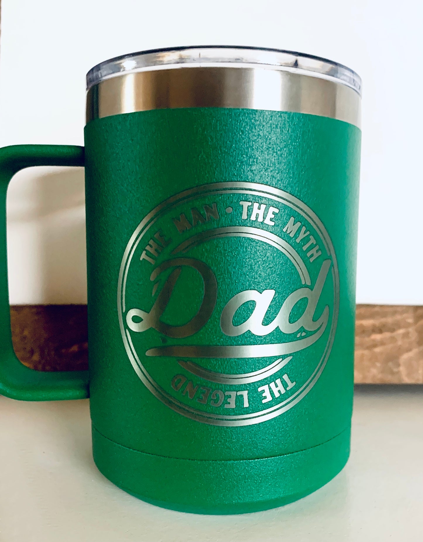 15oz Mug with Slider Lid and Handle