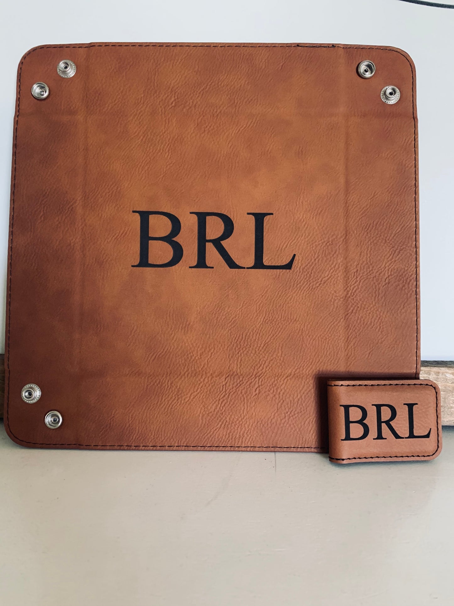 Personalized Valet Tray with Snaps