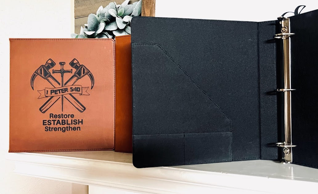 3 Ring Binder w/1" Slant Rings
