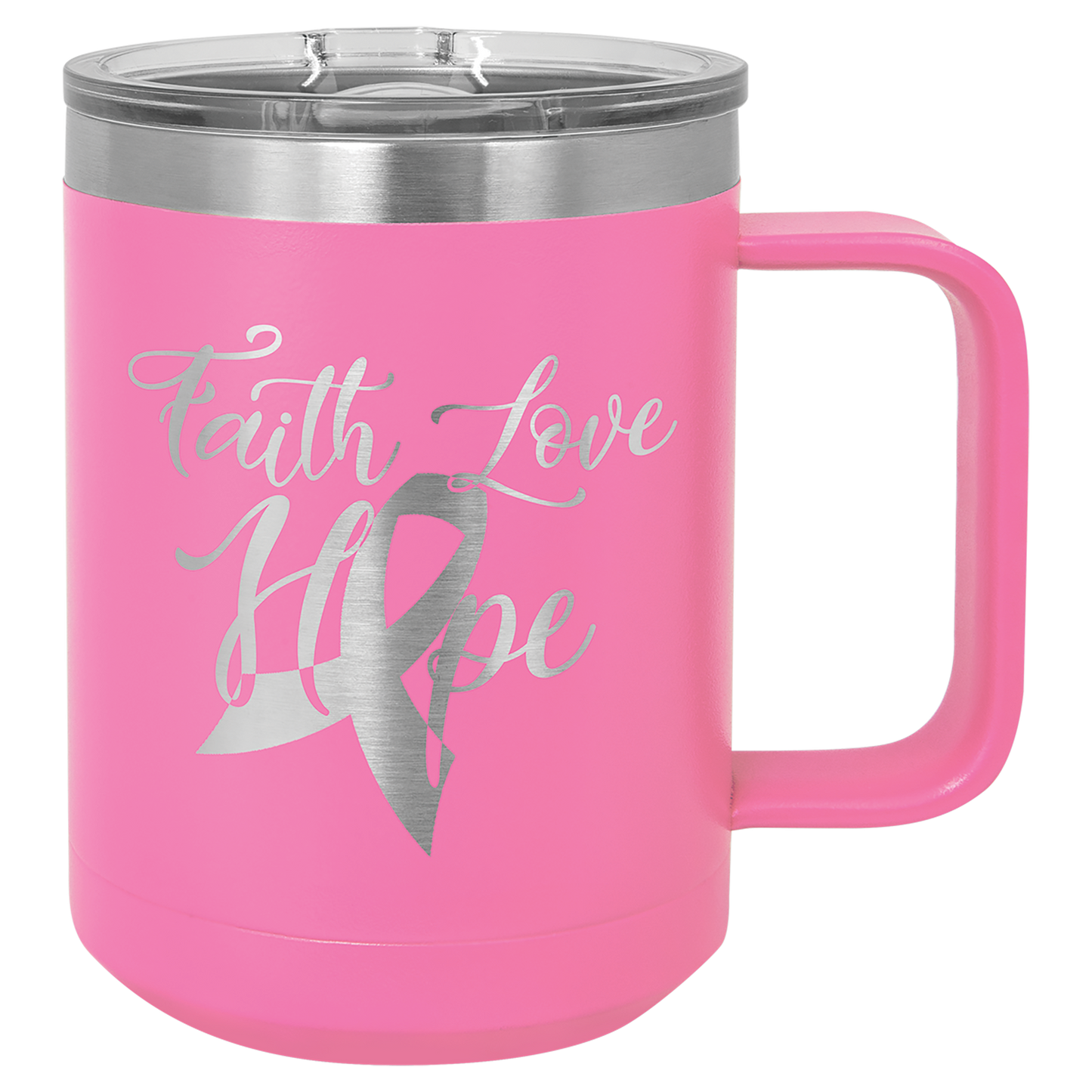 15 oz. Mug with Slider Lid and Handle