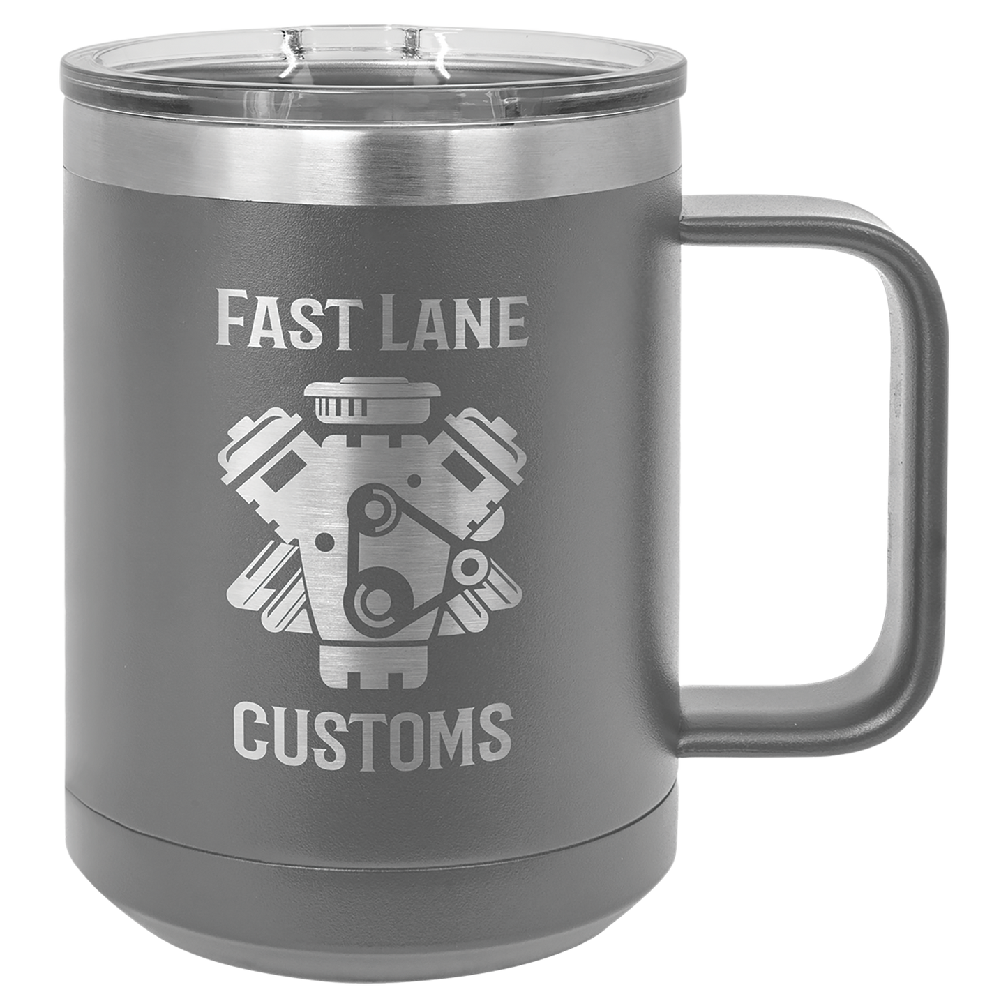 15 oz. Mug with Slider Lid and Handle